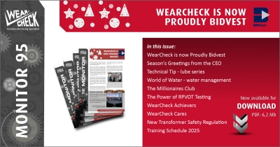 Enter WearCheck&rsquo;s world of condition monitoring, and more &hellip;